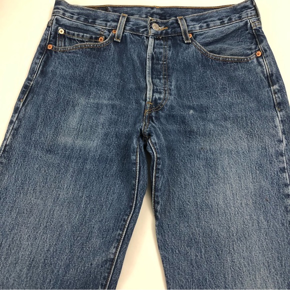 VTG LEVIS 501 Sz 32 Button Fly Jeans - Picture 5 of 14